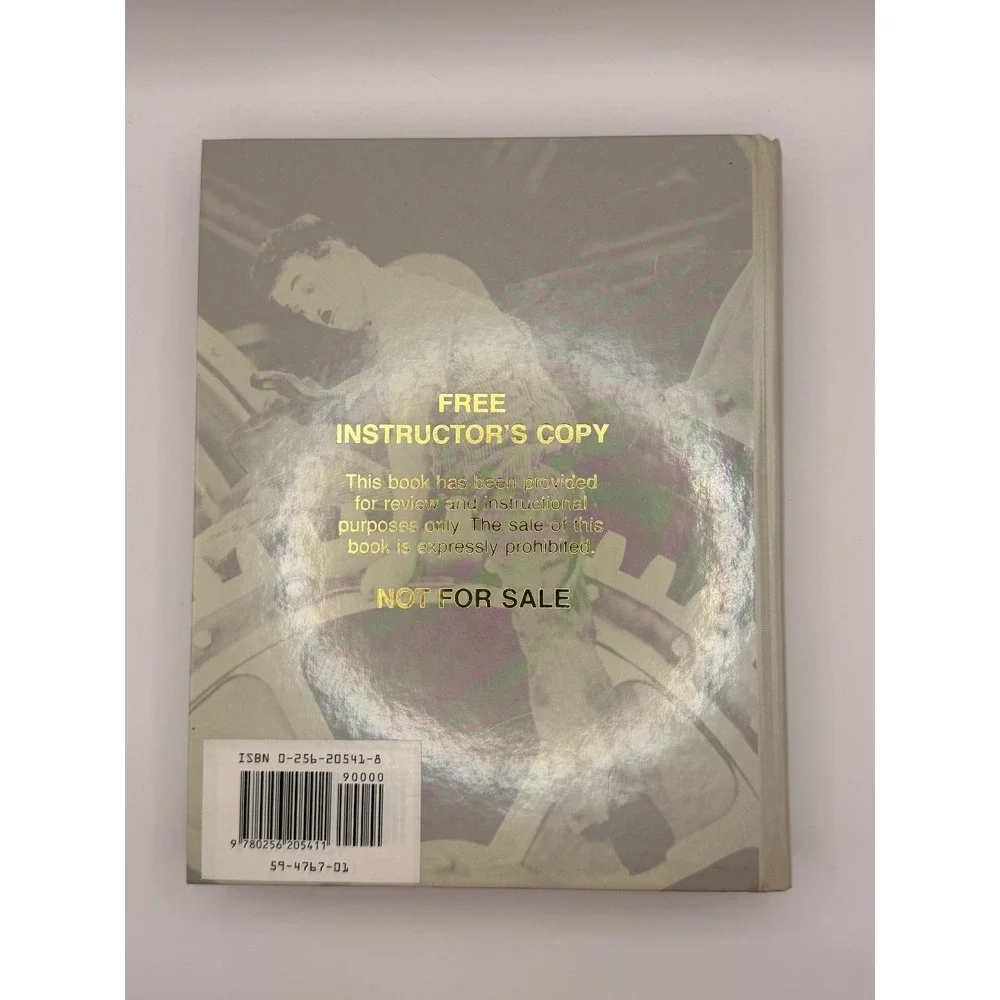Factory Physics Hopp Spearman 1996 Hardcover Instructor Copy Manufacturing